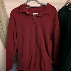 Croft & Barrow Maroon Polo Shirt